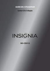 Insignia NS-CD512 Guide De L'utilisateur