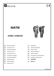 PROTEOR 1P200-KD Notice D'utilisation