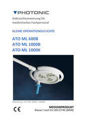 Photonic ATO ML 600B Instructions D'utilisation