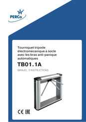 PERCo TB01.1A Manuel D'instructions