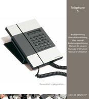 Jacob Jensen Telephone 5 Manuel D'utilisation