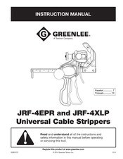 Greenlee JRF-4XLP Manuel D'instructions