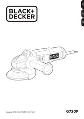 Black & Decker G720R-IN Traduction Des Instructions Initiales
