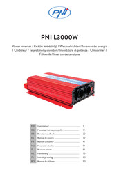 PNI L3000W Manuel Utilisateur