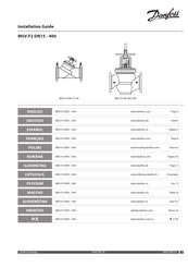 Danfoss MSV-F2 DN 200-400 Guide D'installation