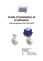 Schimpf SVA Serie Guide D'installation Et D'utilisation