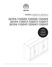 Bestar 26194-110009-120009-130009 Instructions D'assemblage