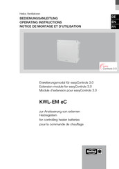 Helios KWL-EM eC Notice De Montage Et D'utilisation