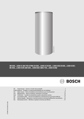 Bosch BS 750-6 ER 1 B Notice D'installation Et De Maintenance