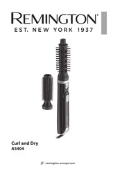 Remington Curl & Dry AS404 Manuel D'instructions