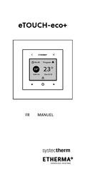 Etherma eTOUCH-eco+ Manuel