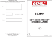 Gemini 823MH Notice D'emploi Et D'installation