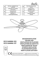 CasaFan ECO GAMMA 137 Instructions De Montage Et De Service