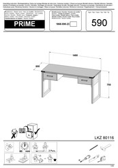 trendteam PRIME 1868-590-23 Instructions De Montage