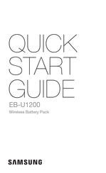 Samsung EB-U1200 Guide De Démarrage Rapide