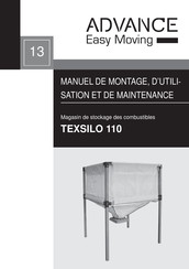 Advance Easy Moving TEXSILO 110 Manuel De Montage D'utilisation Et De Maintenance