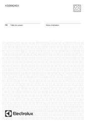 Electrolux KGS6424SX Notice D'utilisation