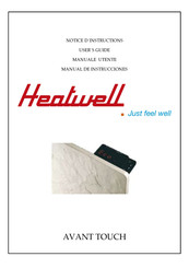 heatwell TOUCH Serie Notice D'instructions