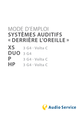 Audio Service XS Mode D'emploi