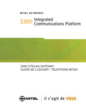 Mitel Networks M7324 Guide De L'usager