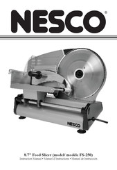 Nesco FS-250 Manuel D'instructions