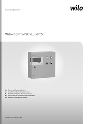 Wilo Wilo-Control SC-L-FTS Serie Notice De Montage Et De Mise En Service