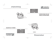 Subaru SGX7500 Manuel D'utilisation
