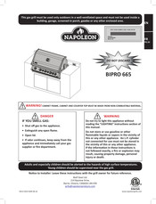 Napoleon BIPRO 665 Instructions