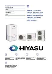 Hiyasu AQUH/C 54 Serie Manuel D'utilisateur