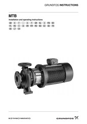 Grundfos MTB 50-200 Notice D'installation Et D'entretien