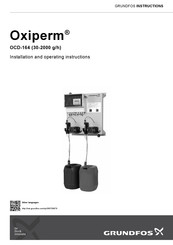 Grundfos Oxiperm OCD-164-1000 Instructions D'installation Et D'utilisation
