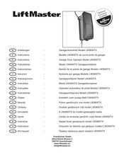 Liftmaster LM3800TX Instructions