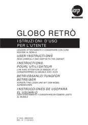 IARP GLOBO RETRO Instructions Pour L'utilisateur