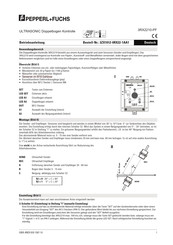 Pepperl+Fuchs 3RX2210 Instructions De Service