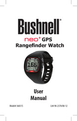Bushnell neo+ GPS Manuel De L'utilisateur