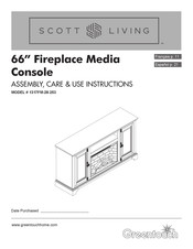 Scott Living 1317FM-28-253 Instructions D'utilisation, D'assemblage Et De Maintenance