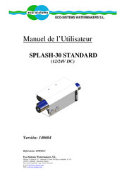 Eco-Sistems SPLASH-30 STANDARD Manuel De L'utilisateur