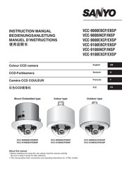 Sanyo VCC-9100EBSP Manuel D'instructions
