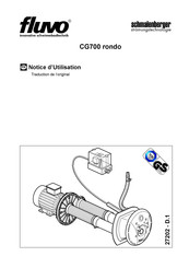 FLUVO CG700 1,5 Notice D'utilisation