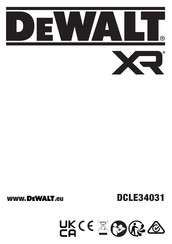 DeWalt DCLE34031 Traduction De La Notice D'instructions Originale