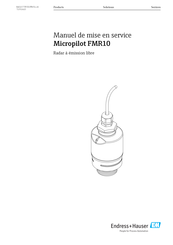 Endress+Hauser Micropilot FMR10 Manuel De Mise En Service