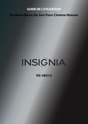 Insignia NS-SB212 Guide De L'utilisateur
