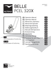 Altrad Belle PCEL 320X Manuel De L'opérateur
