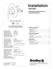 Bradley S59-2005 Mode D'emploi