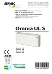 AERMEC Omnia UL 11 S Manuel D'utilisation Et D'installation