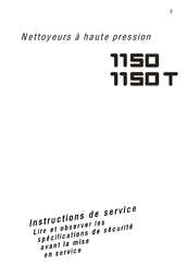 Kränzle 1150 Instructions De Service