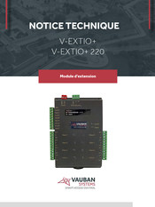Vauban Systems V-EXTIO+ 220 Notice Technique
