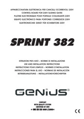 Genius SPRINT 382 Instructions Pour L'emploi