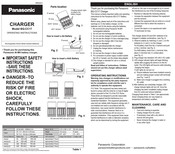 Panasonic BQ-CC17 Notice D'utilisation