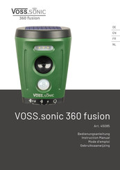 VOSS sonic 360 Mode D'emploi